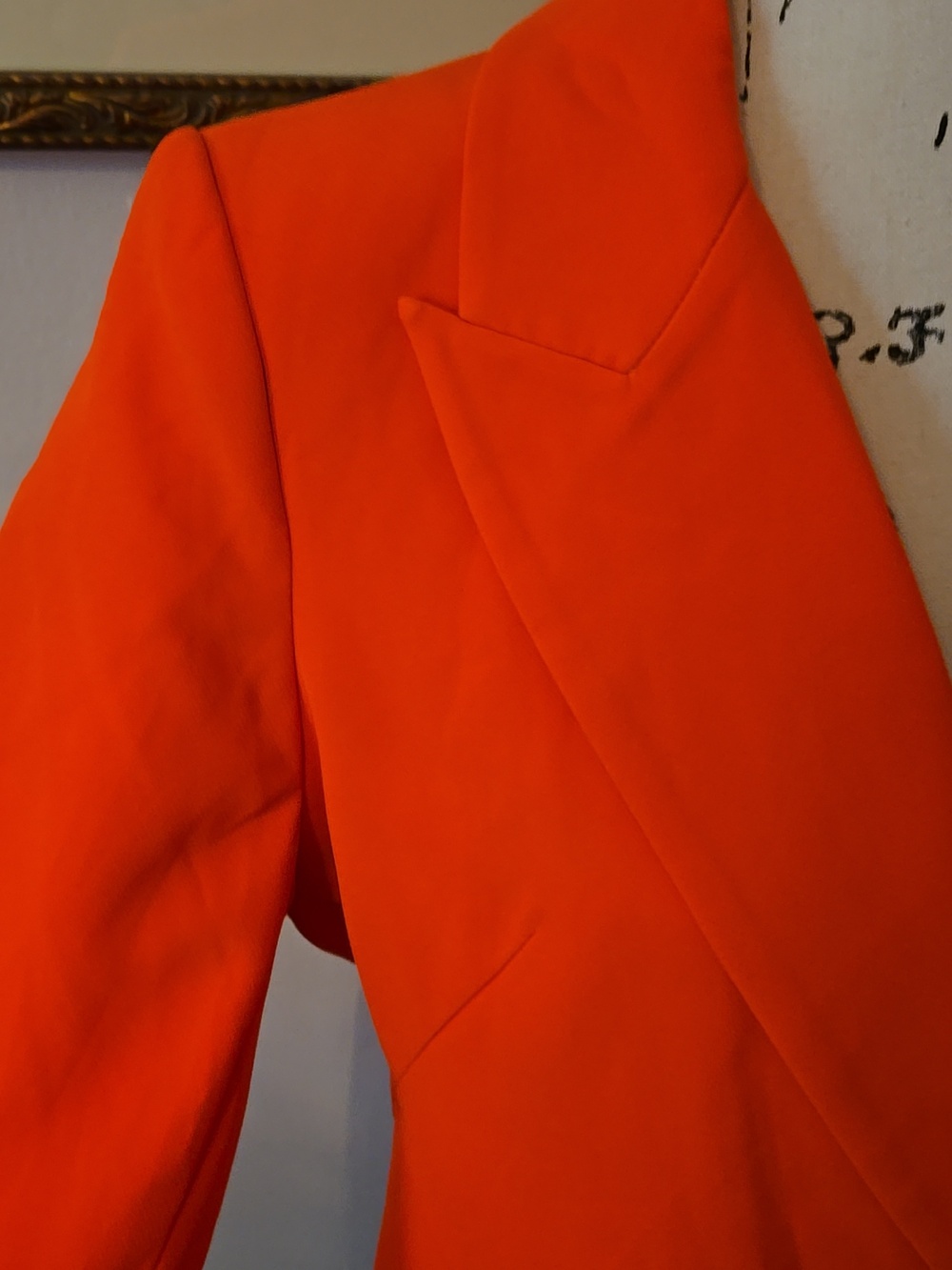 Generation Love Bright Orange Single-Button Blazer Jacket - Picture 4 of 10